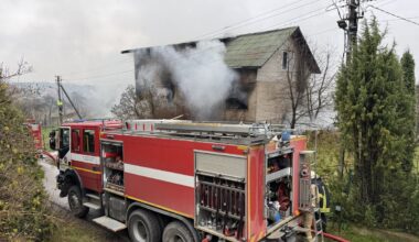 Lentvaryje sprogo dujų balionas, name kilo gaisras