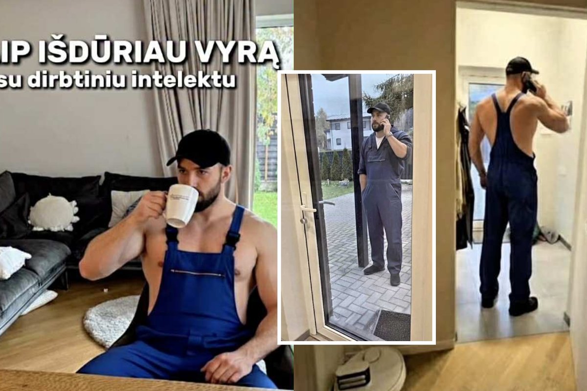 Pusnuogį meistrą namuose savo vyrui parodžiusi lietuvė sulaukė žaibiškos reakcijos: viskas ne taip, kaip atrodo