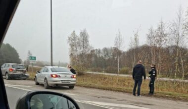 Eismo įvykis netoli Muravos sankryžos / Skaitytojų nuotr.