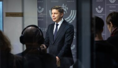 Sinkevičius sienos atidarymo klaida nelaiko