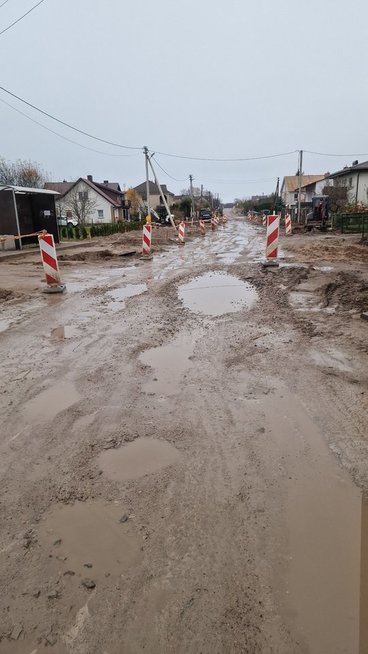 Zujūnų kelio rekonstrukcija (Nuotr. gyventojos)