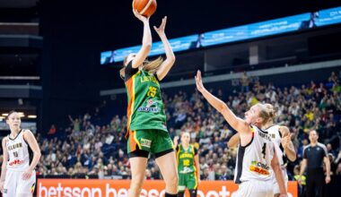 Šventė Vilniuje: Lietuvos moterų krepšinio rinktinė patiesė Europos čempiones