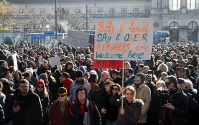 Zagrebe – tūkstančių žmonių eitynes prieš kraštutinės dešinės įsigalėjimą