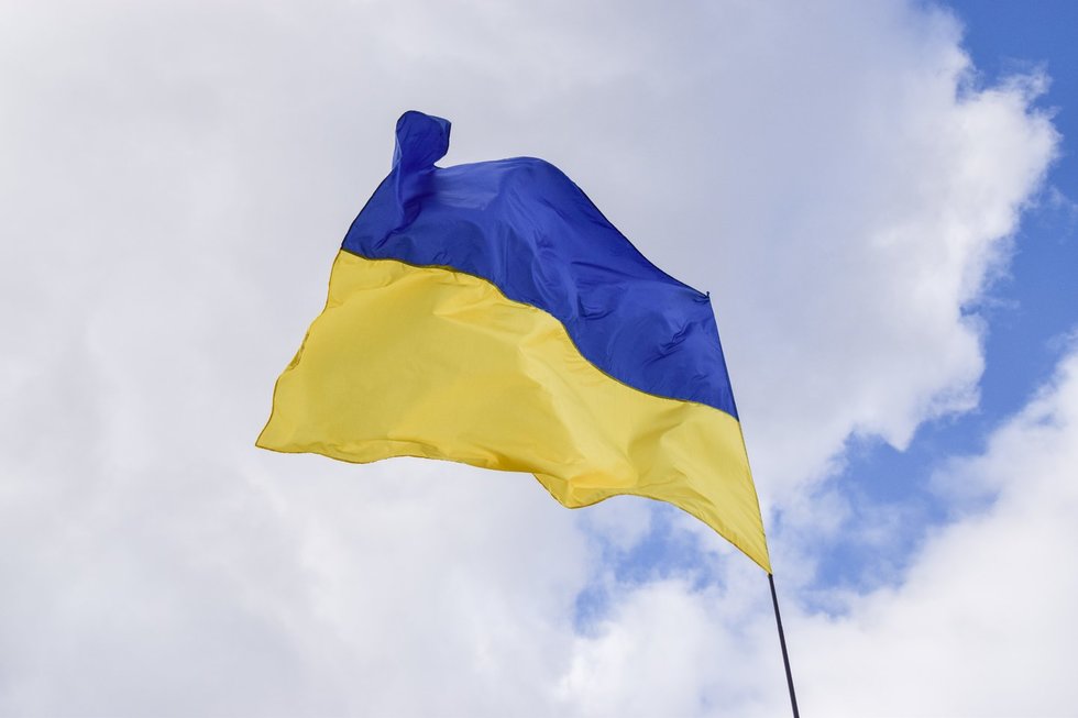 Ukrainos vėliava (nuotr. SCANPIX)