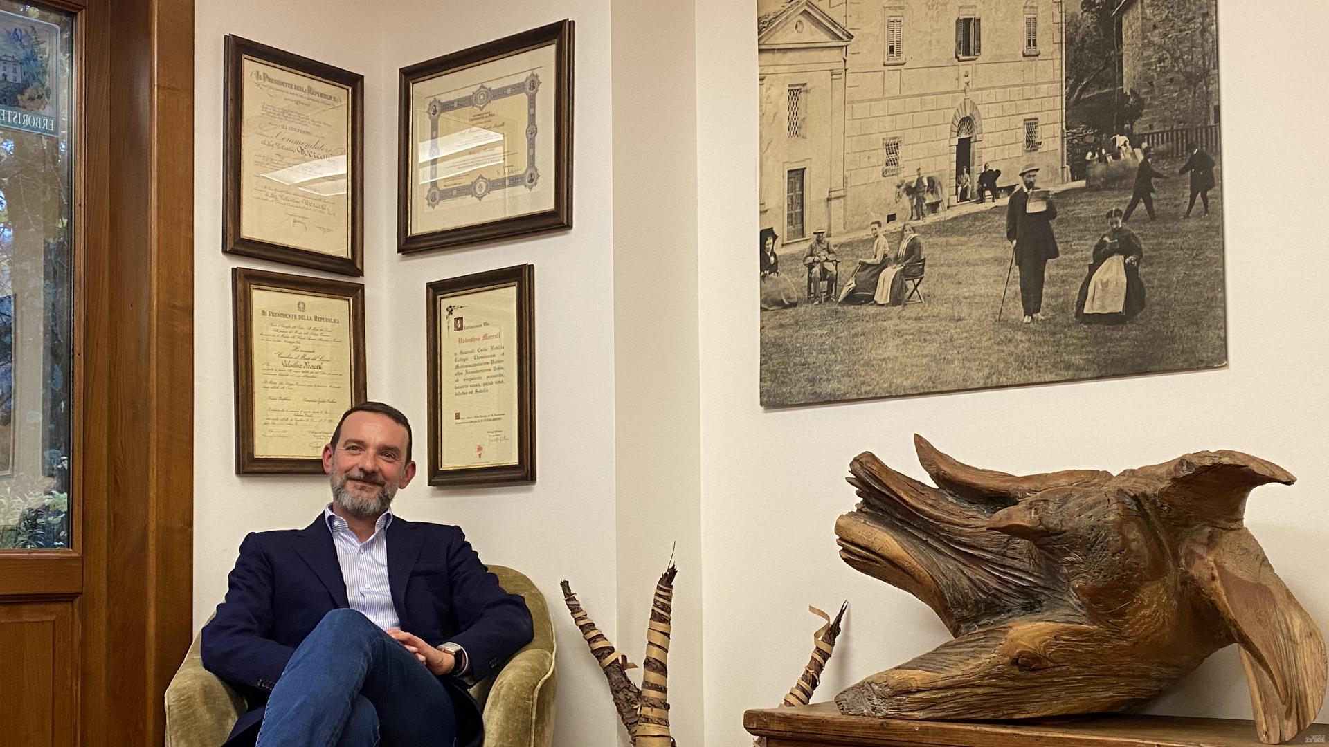 Massimo Mercati, sveikatos priežiūros produktų gamintojos „Aboca“, generalinis direktorius.