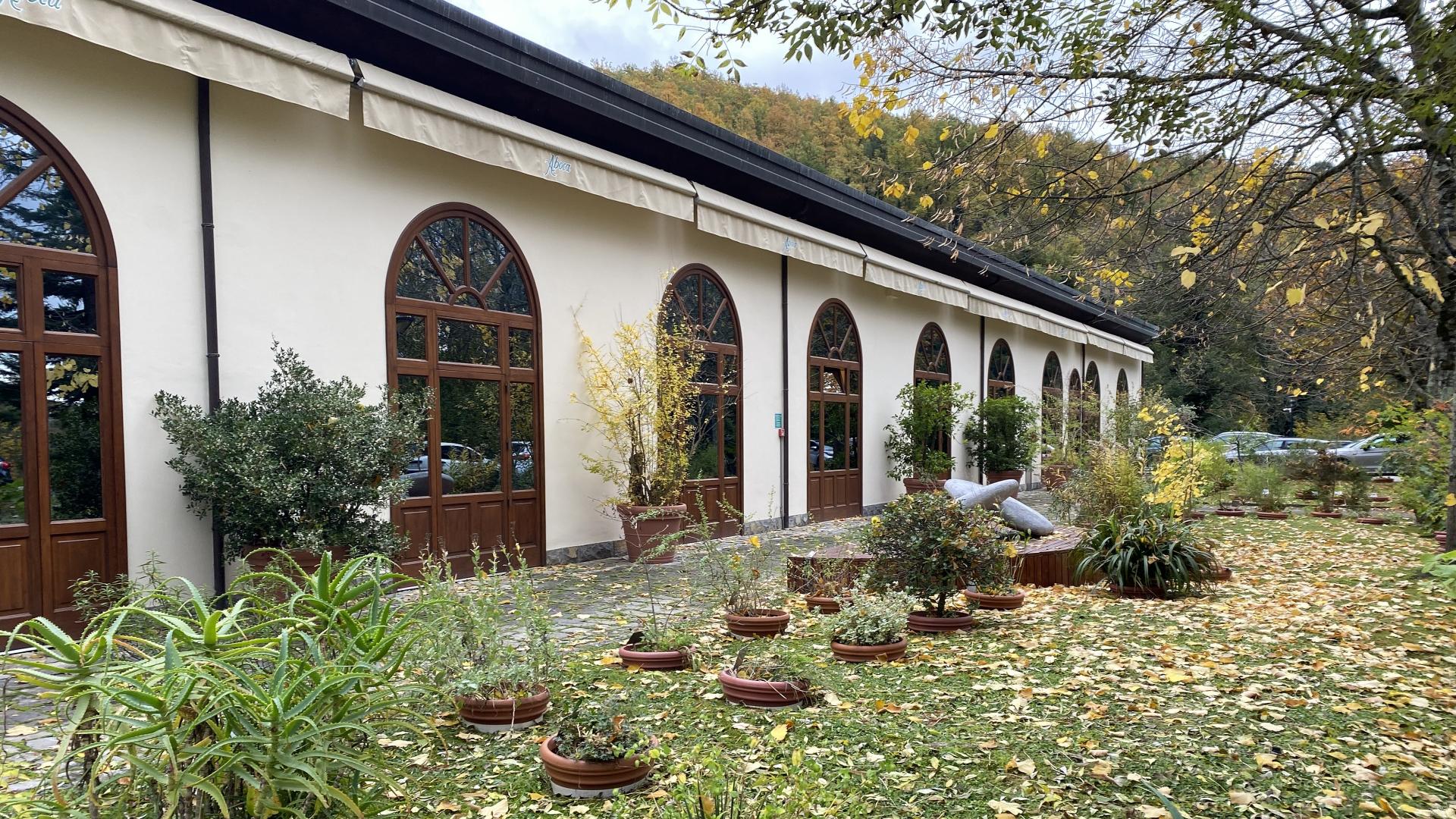 Sveikatos priežiūros produktų „Aboca“ biuras, Sansepolcro mieste, Italijoje.