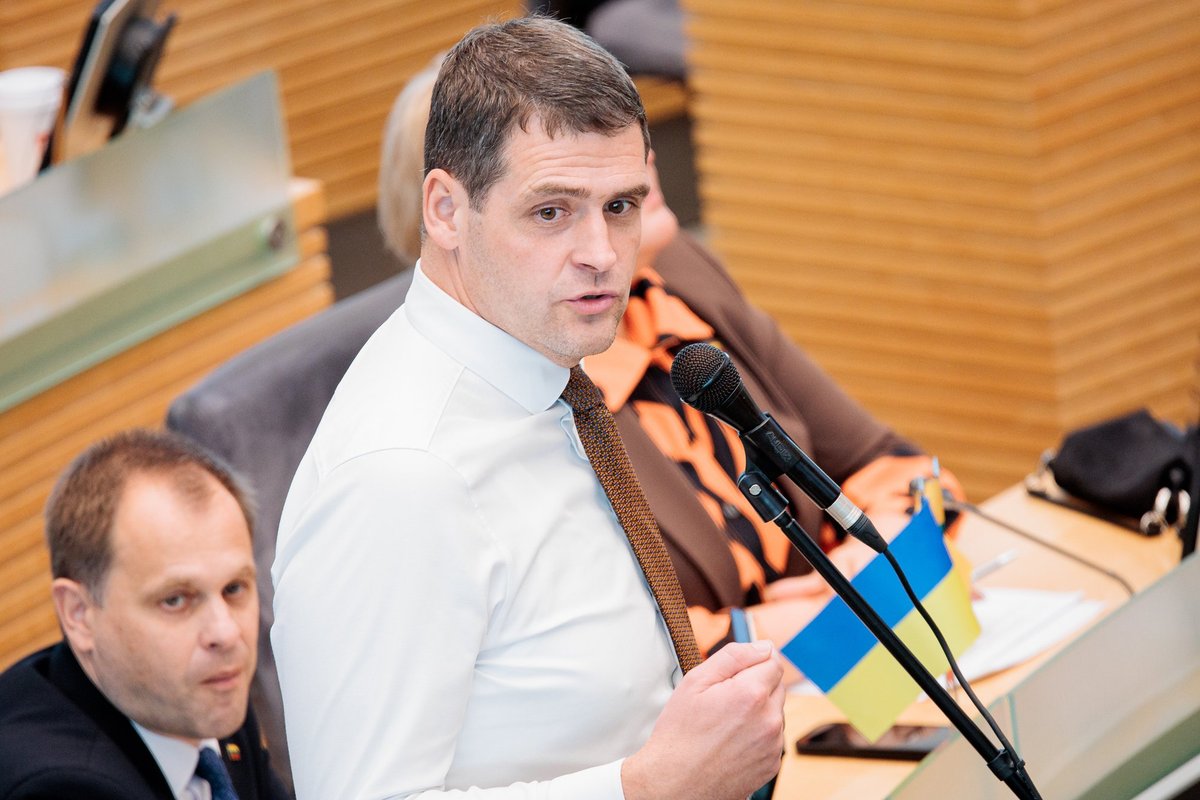 Žemaitaitis perrinktas „Nemuno aušros“ partijos pirmininku