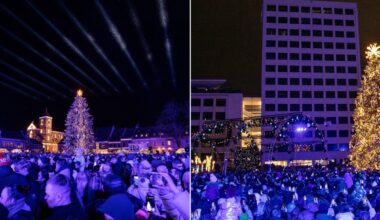 Kuri Kauno Kalėdų eglė gražesnė: šių metų ar pernykštė?