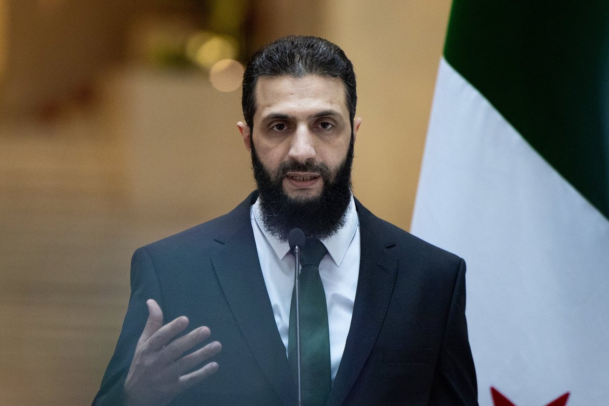 Sirija patvirtino, kad al Sharaa su retu vizitu lankysis Baltuosiuose rūmuose