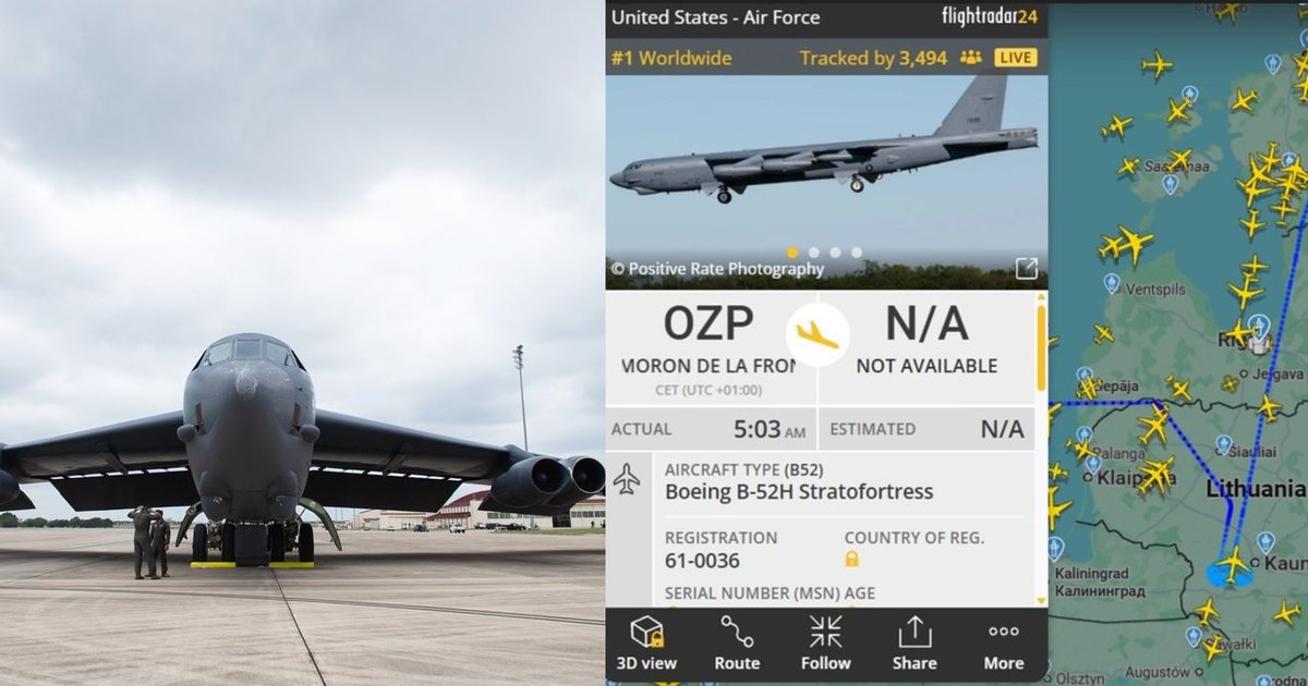 Virš Lietuvos ratus suko milžiniškas JAV bombonešis: štai kam ruošiasi