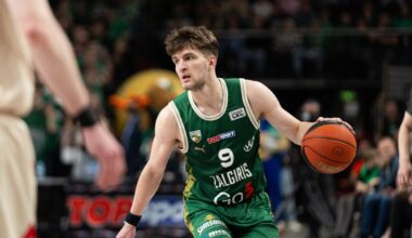 Traumą išsigydęs Giedraitis sugrįžo į „Žalgirio“ rikiuotę