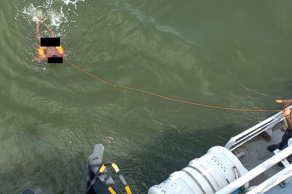 Lietuvio vadovaujamas laivas jūroje išgelbėjo žmogų