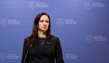 Ruginienė apie strigusius vilkikus: tai išimtinai baltarusių veiksmai