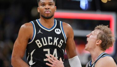 Antetokounmpo įspūdingu metimu išplėšė „Bucks“ pergalę