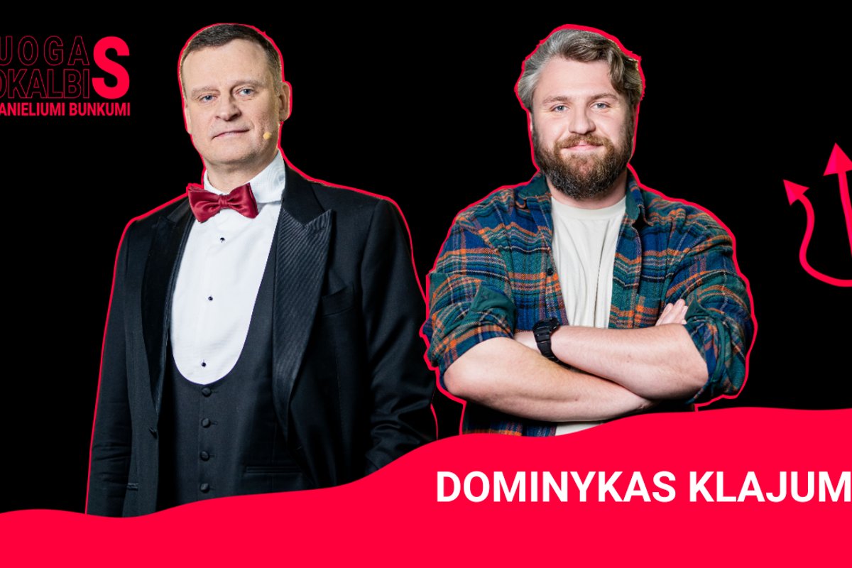 Dominykas Klajumas – apie uždarbį iš komedijos: dėl to ir nenoriu mesti