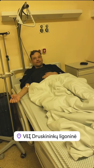 Anatolijus Oleinik netikėtai atsidūrė ligoninėje