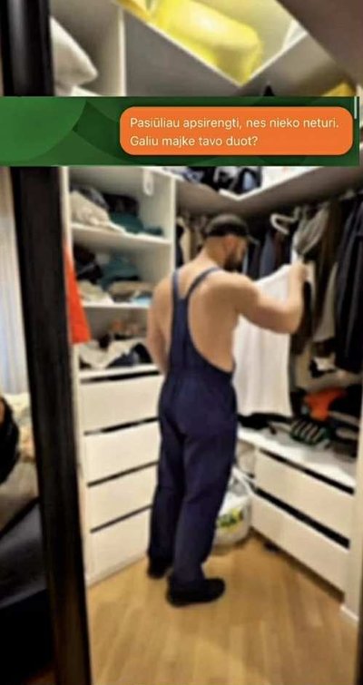 Akvilės Mažuolės pokštas, iškrėstas vyrui