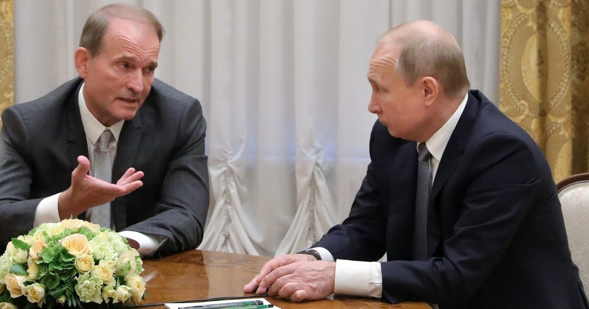 Karas Ukrainoje. Putino sąjungininkas Medvedčukas patvirtino Kremliaus tikslus