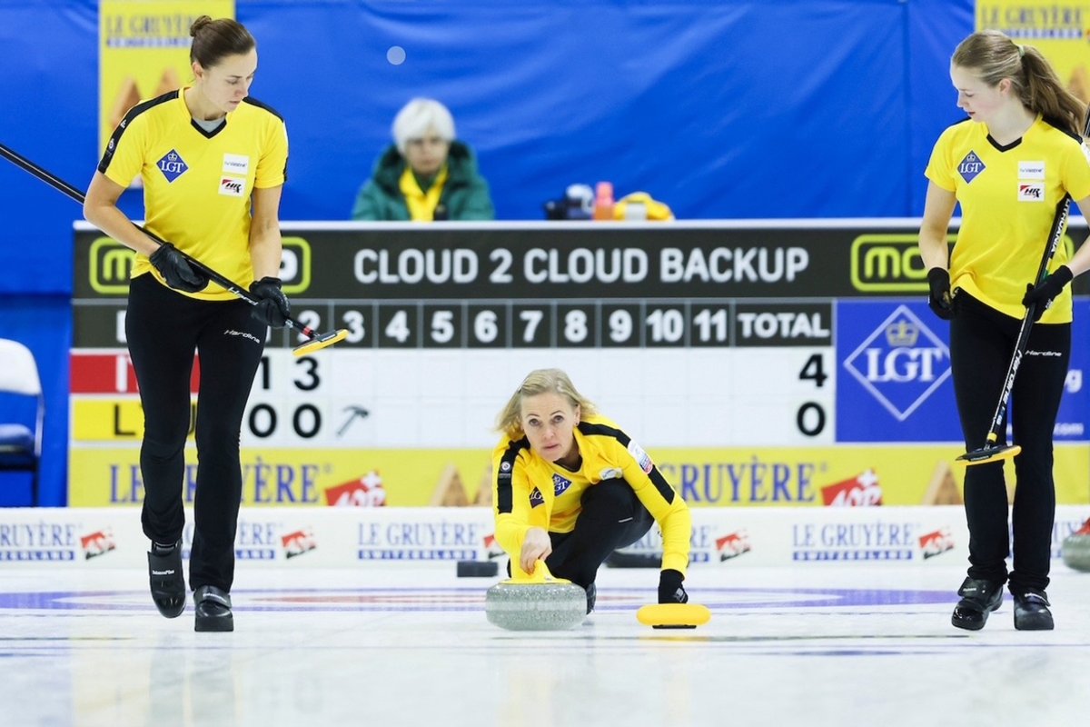 Lietuvos kerlingo rinktinė nugalėjo Europos čempiones