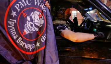 Prie Estijos pastebėtas Rusijos laivas su „Wagner“ vėliava