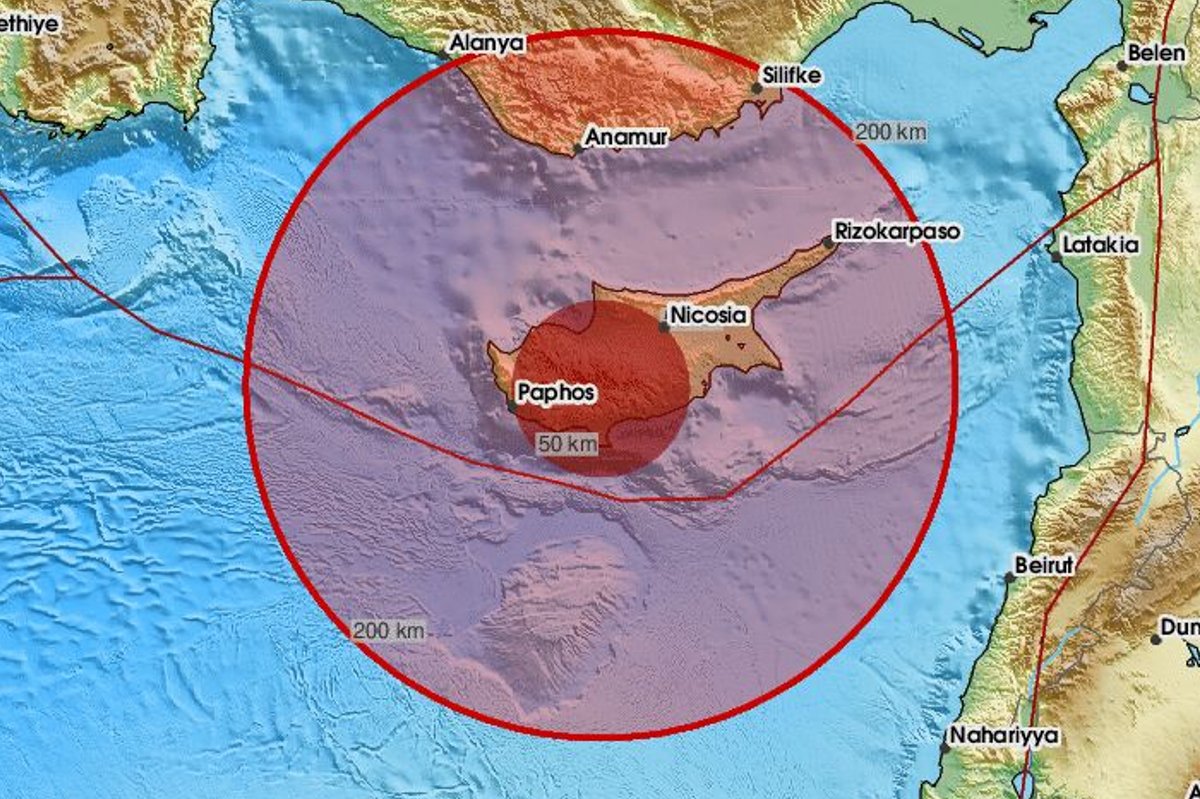 Kiprą supurtė stiprus žemės drebėjimas