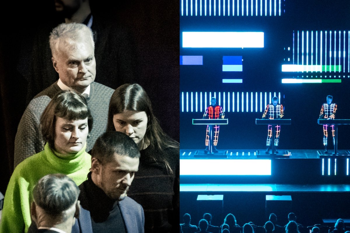 Gitanas Nausėda – legendinės elektroninės muzikos grupės „Kraftwerk“ koncerte