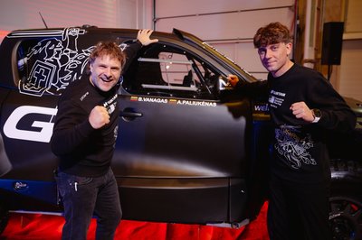 Benediktas Vanagas išleido savo automobilį į Dakarą
