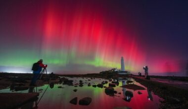 Šiąnakt dangus nušvito gražiausiomis spalvomis – pasigrožėkite - Delfi