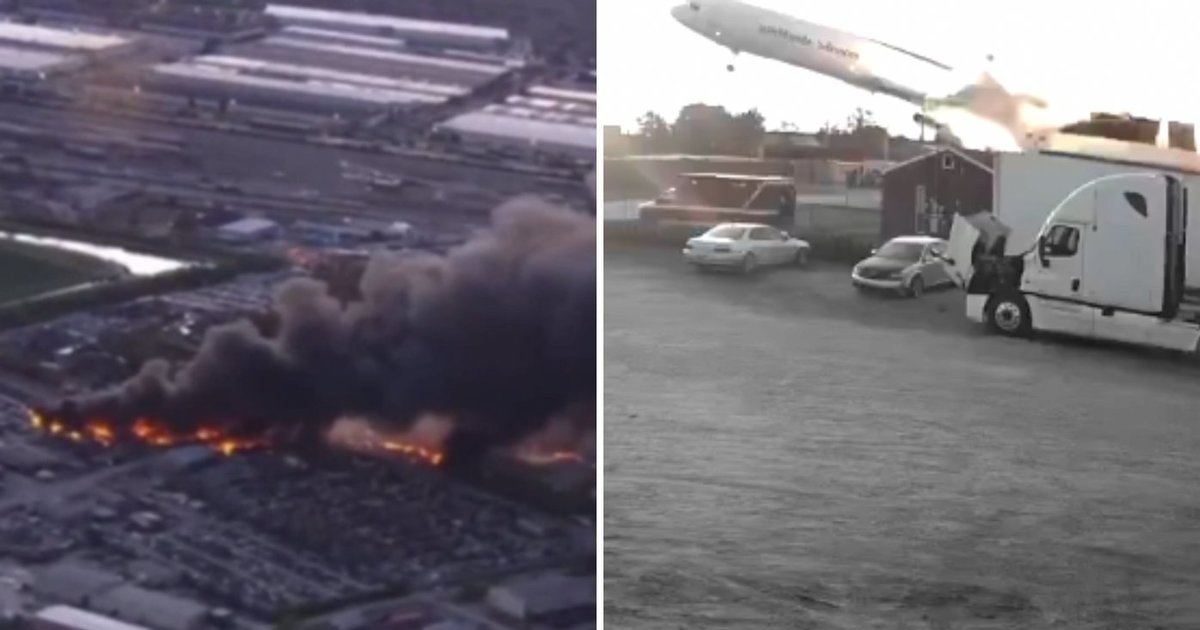 Katastrofa JAV: paviešinti vaizdai, matyti galima avarijos priežastis