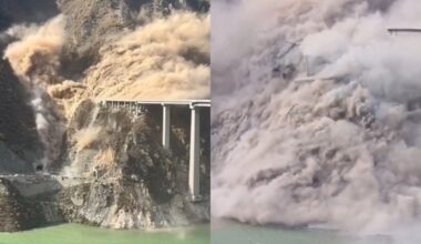 Sugriuvo naujai pastatytas tiltas Kinijoje