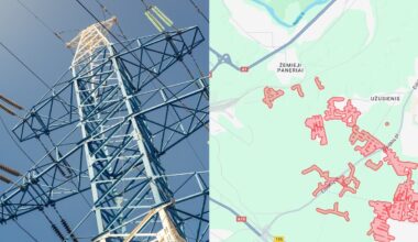 Dalis vilniečių – be elektros