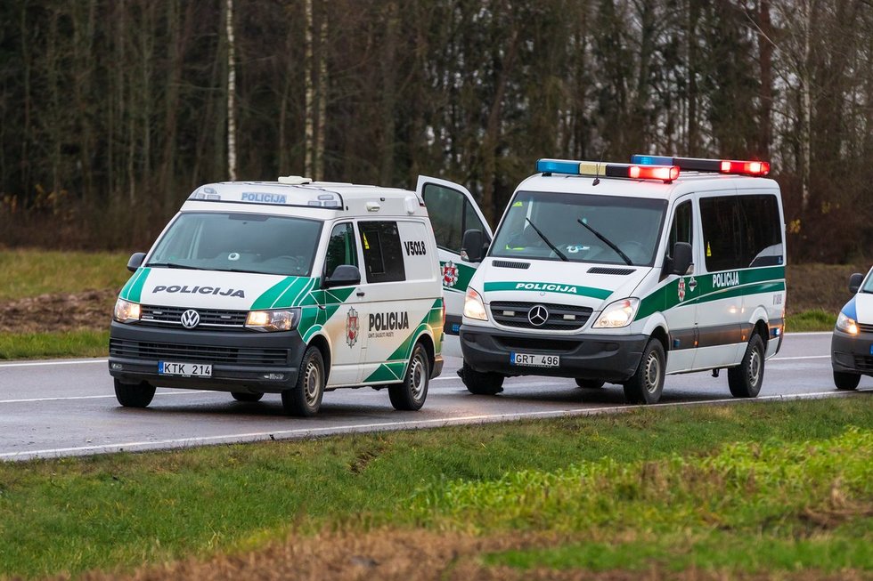 Policija (nuotr. Broniaus Jablonsko)