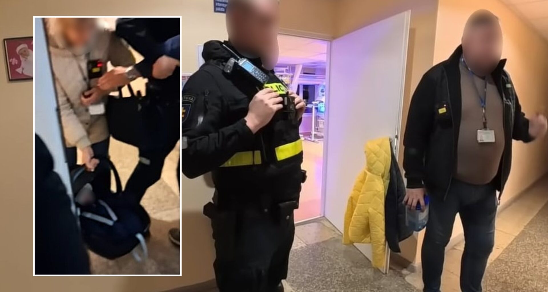 iš tėvų atimtas vos prieš kelias dienas gimęs kūdikis