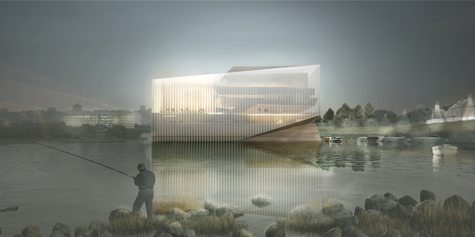 prasideda M. K. Čiurlionio koncertų centro statybos