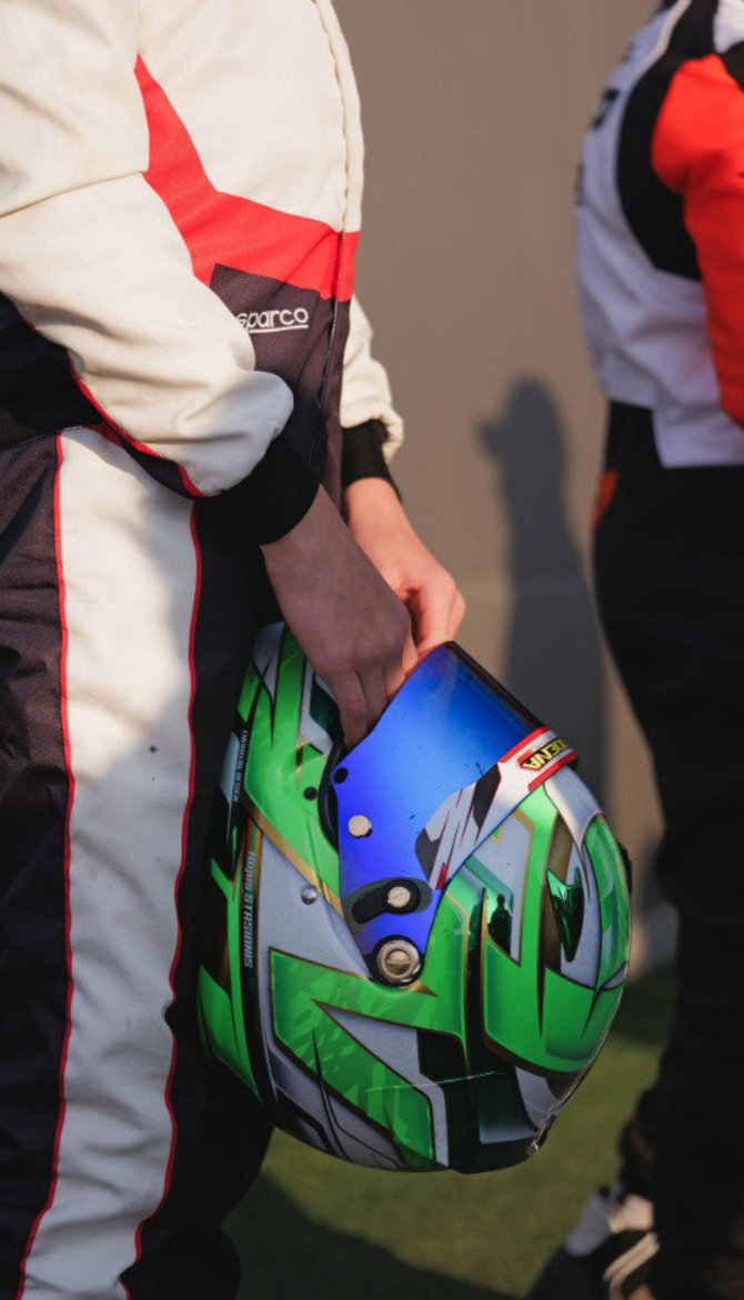 Asmeninio albumo nuotr./Pavogtas šalmas