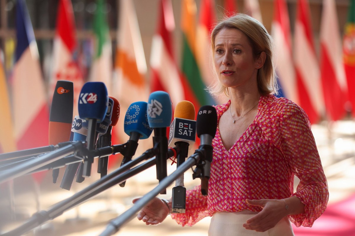 Kallas: pasiūlymais dėl Ukrainos Rusija siekia vilkinti JAV sankcijas