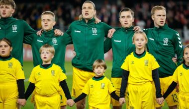Patvirtinta Lietuvos futbolo rinktinės sudėtis paskutiniam 2025-ųjų langui