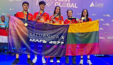 Lietuvos robotikos rinktinė pasaulio žaidynėse iškovojo sidabrą