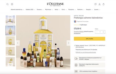 „Loccitane“ advento kalendorius