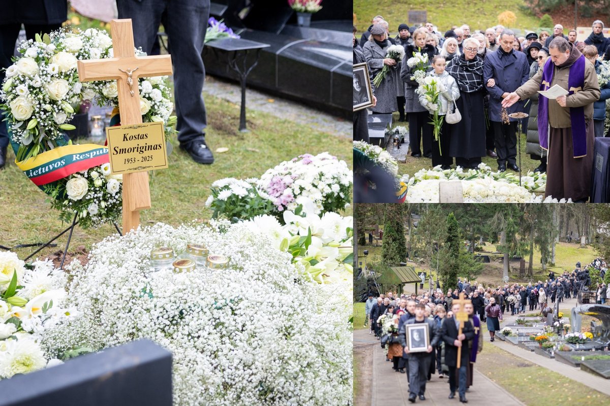 Kostas Smoriginas Menininkų kalnelyje atgulė amžinojo poilsio: atsisveikinimas – su Maironio eilėmis, aidint plojimams
