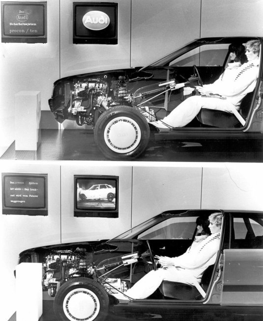 Audi naujoviška saugos sistema (nuotr. gamintojo)