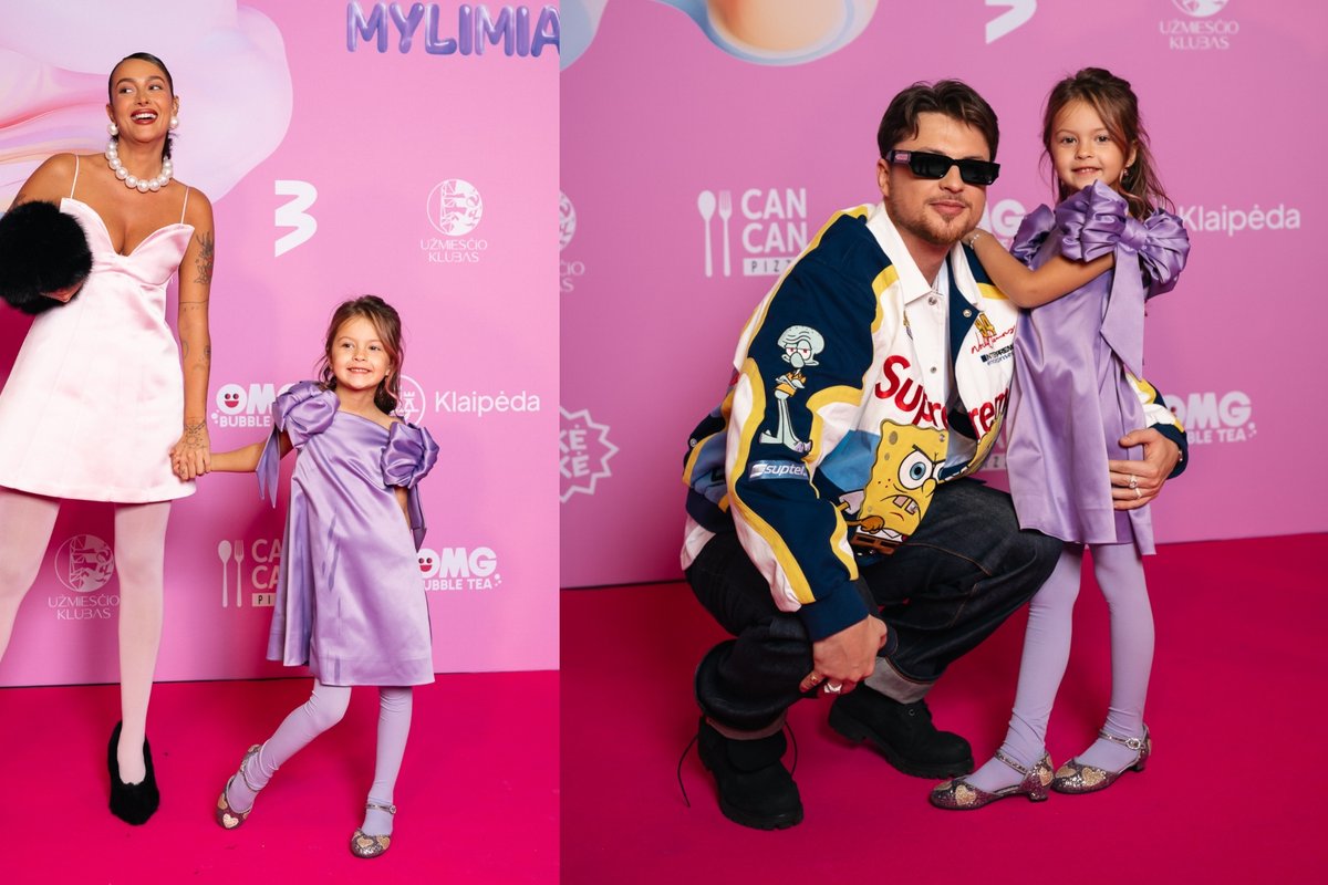 Karolina Meschino ir OG Version pasirodė tame pačiame renginyje: pozavo su dukra Isabelle