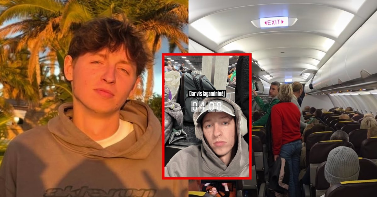 Andriaus Talžūno kelionė į Lietuvą priminė košmarą: po neramaus skrydžio – dar vienas „siurprizas“ nusileidus | Vardai