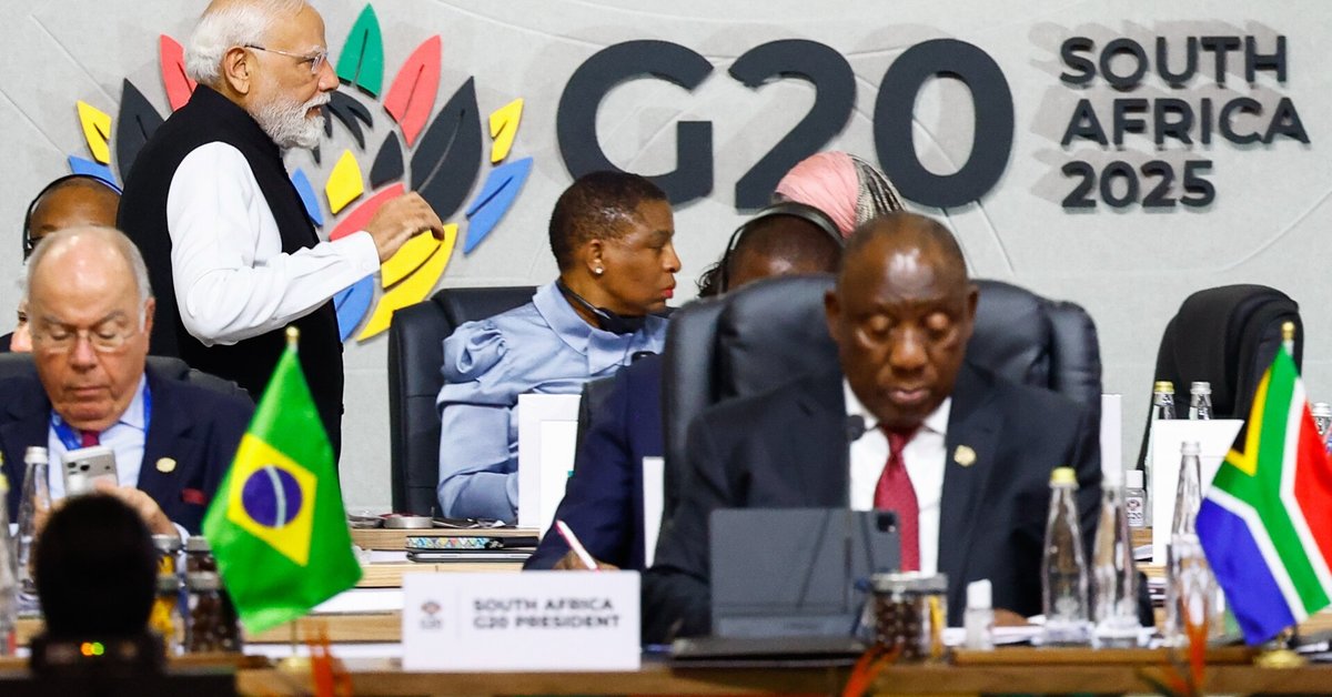 G-20 lyderiai ragina siekti teisingos taikos Ukrainoje, Kongo DR, Sudane, palestiniečių teritorijoje