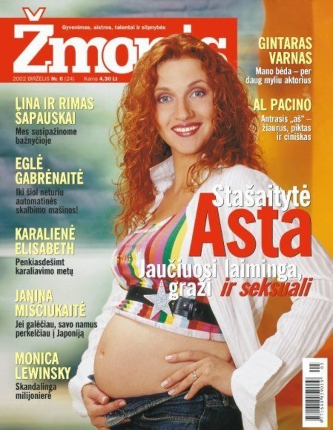 „Žmonių“ nuotr./Asta Stašaitytė / „Žmonių“ žurnalo viršelis