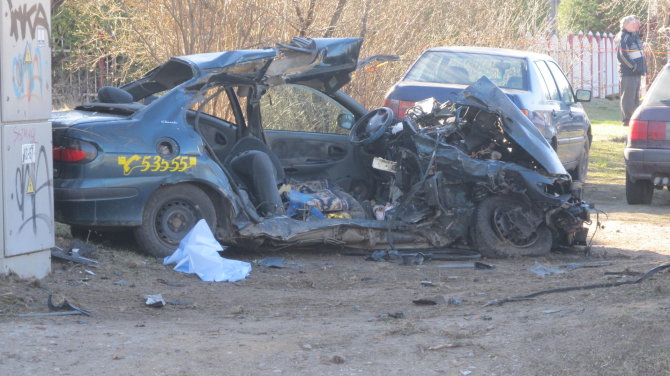 Deivido Vyšniausko nuotr./Avarija Utenoje