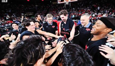 Adomaičio šėlsmas Japonijoje: septinta pergalė iš eilės ir išrašytas pirmas pralaimėjimas lyderiams