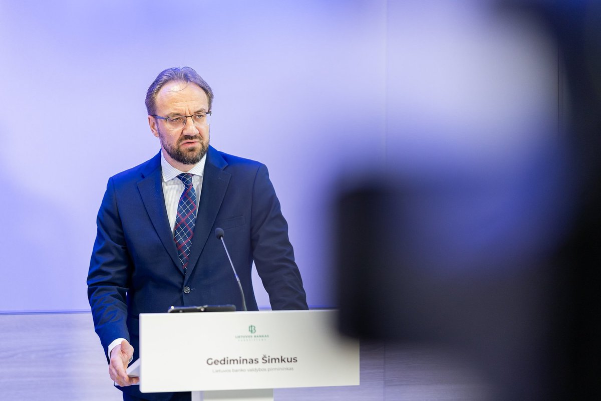 Šimkus: kitas ECB susitikimas dėl palūkanų normų bus išskirtinis