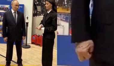 Dėl ištinusios Putino rankos internete pilasi komentarai