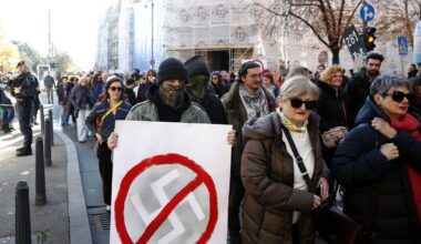 Zagrebe – tūkstančių žmonių eitynes prieš kraštutinės dešinės įsigalėjimą